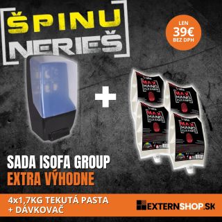 ŠPINU NERIEŠ a ani vysoké ceny! 🤯 Máme tu EXTRA VÝHODNÚ PONUKU, pri ktorej ušetríte viac ako 30%! Predstavujeme SADU ISOFA...