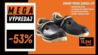 🔥 MEGA VÝPREDAJ! 🔥 Hľadáte spoľahlivú, pohodlnú a cenovo dostupnú pracovnú obuv? Predstavujeme ARDON®PRIME SANDAL S1P –...
